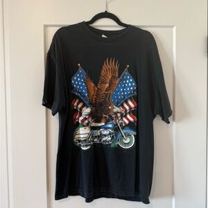 Vintage Biker Graphic T-Shirt